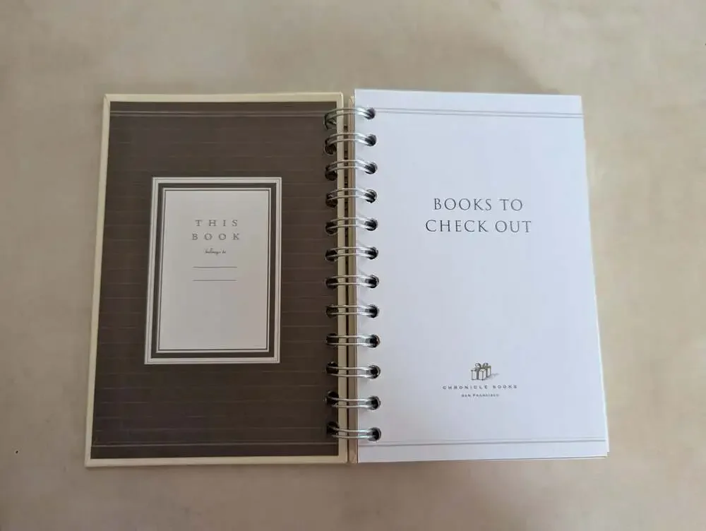 Books to Check Out A Journal Imagineering Company Metal Spiral Bound NWT